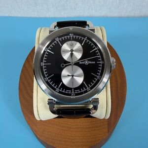 Bell & Ross WWII, 47mm Men's Black Dial Chronograph Vintage Pilot Watch